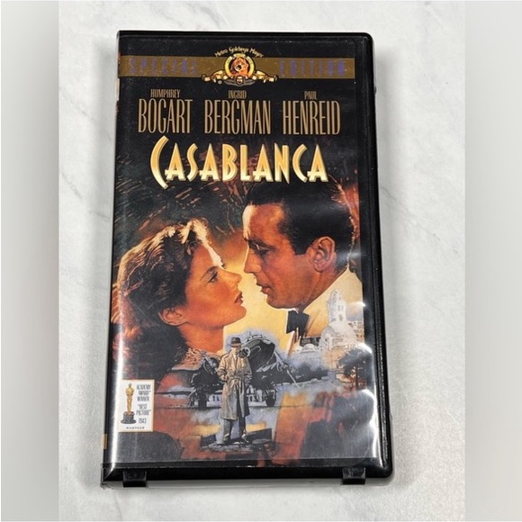 EUC Casablanca (1942) VHS - Picture 2 of 5